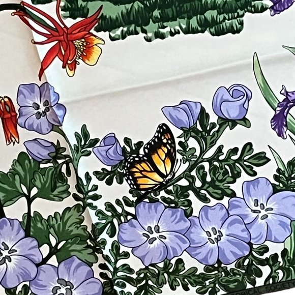 Vintage Cecy Jones Silk Scarf - Picture 5 of 5